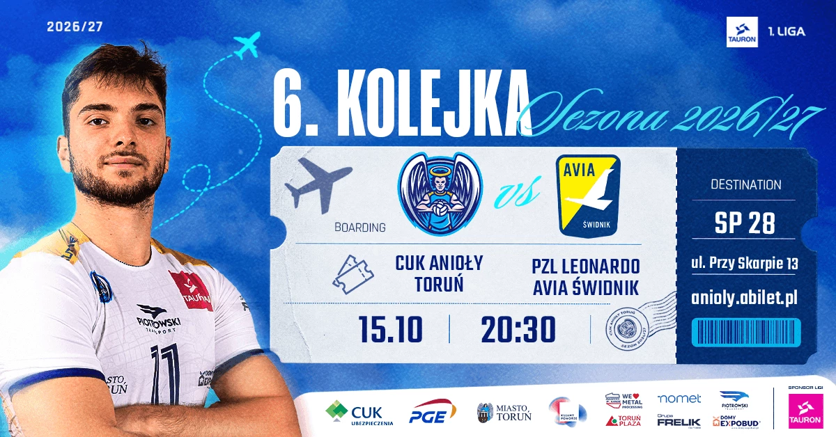 CUK Anioły Toruń vs PZL Leonardo Avia Świdnik